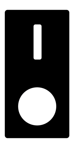 Rámeček dvojnásobný AVANT - Materiál: kov - hliník, Barva: černý, Orientace rám.: svislý (vertikální), Kombinace: 1+zásuvka