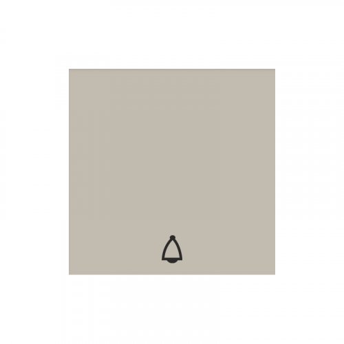 Kryt jednoduchý se symbolem zvonku - Barva krytu: olivově šedá