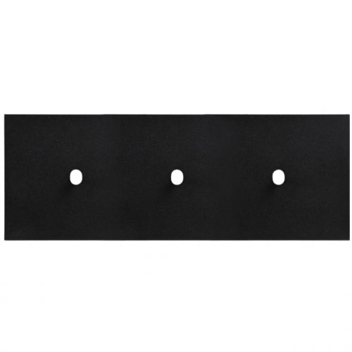 Rámeček trojnásobný (různé kombinace) VECTIS - Materiál: hliník, Barva: černý, Orientace rám.: horizontální, Kombinace: 1+1+1