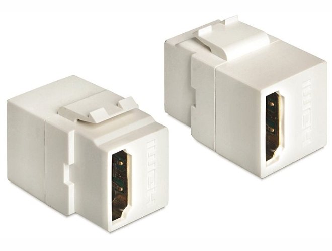 HDMI-A keystone modul, female>female, 4k, 60Hz