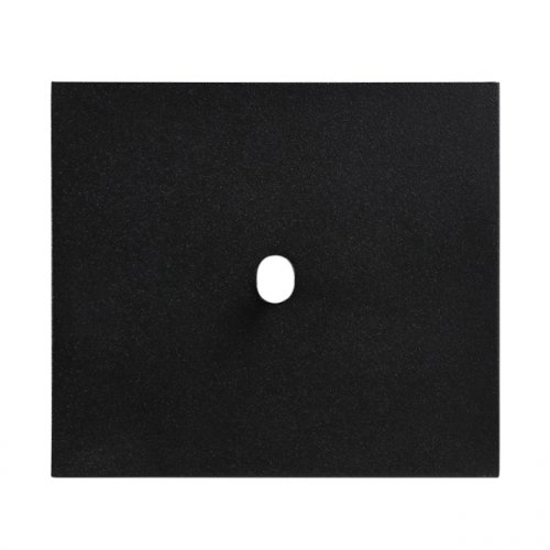 Rámeček jednonásobný (různé kombinace) VECTIS - Materiál: hliník, Barva: černý, Kombinace: pro jednopáčkový spínač