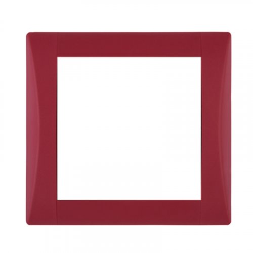 Rámeček jednonásobný - Barva rámečku: rubínově červený