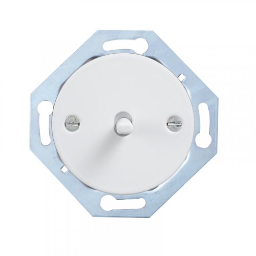 Double switch - Cover colour: white, Device type: switch, Toggle colour: white