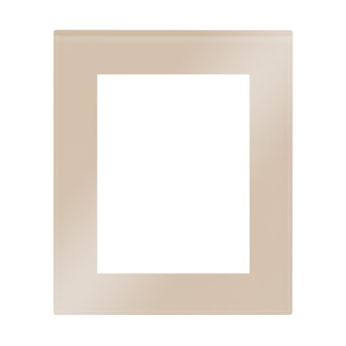 Rámeček dvojzásuvky skleněný DECENTE - Materiál: sklo, Barva: bronzový mat