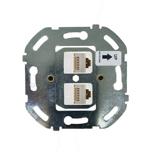 2x PC Cat. 6 socket
