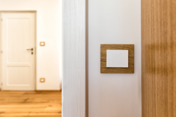 Design Switches and Sockets with Frames Made from Noble Materials