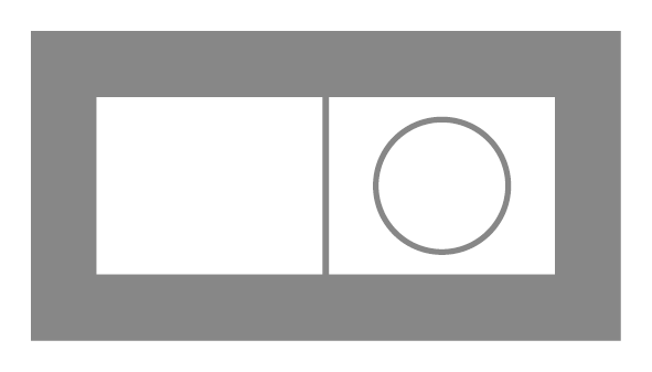 Vypínač ř. 1 se zásuvkou skleněný (různé barvy) DECENTE - Barva: indigo, Orientace rám.: svislý (vertikální)