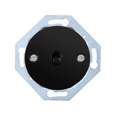 Crossbar switch - Cover colour: black, Device type: switch, Toggle colour: black
