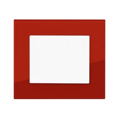 Vypínač řazení 6 skleněný (třešňově červený) DECENTE