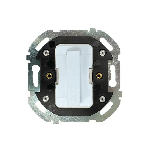 Double switch (two pole) - Handle: white