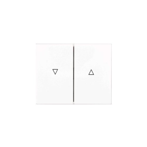 Double cover for shutter controller - Cover colour: white mat