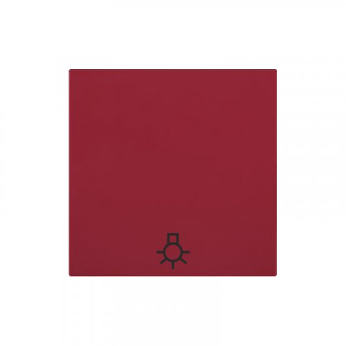 Kryt jednoduchý se symbolem světla - Barva krytu: rubínově červená
