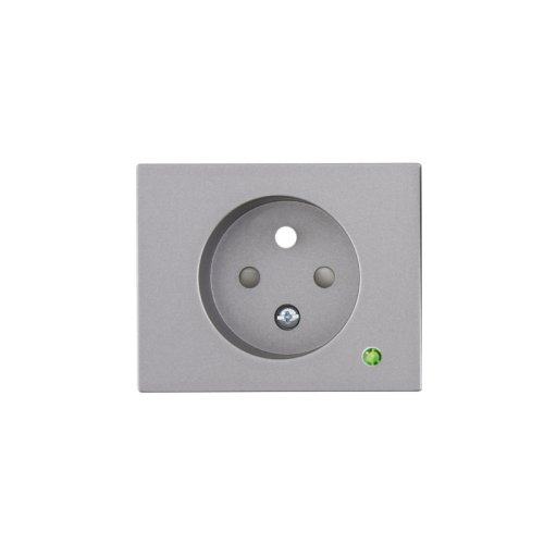 Cover for a single socket - Cover colour: graphite