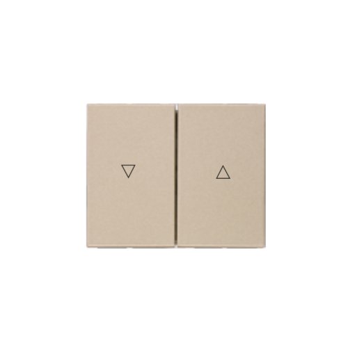 Double cover for shutter controller - Cover colour: titanium