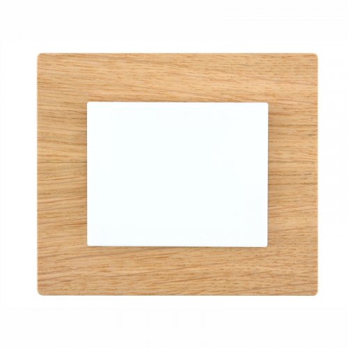 Single frame wooden DECENTE - Material: wood, Colour: MDF oak