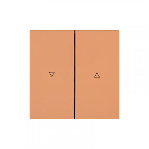Kryt dvojitý pro žaluziový ovladač - Barva krytu: broskově oranžová