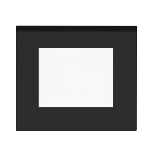 Single frame glass DECENTE - Material: glass, Colour: black mat