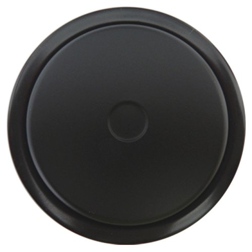 Cover for LED dimmer - Handle: black mat LED dimmer, Cover colour: black