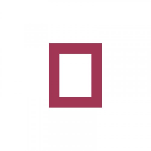 Double socket frame - Frames multiplicity: double outlet, Frame colour: ruby red
