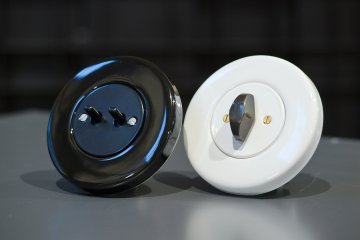 Round RETRO Switches Inspired by the style of the Czech First Republic Era