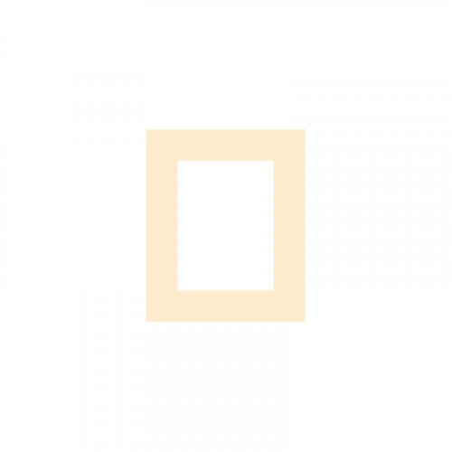 Double socket frame - Frames multiplicity: double outlet, Frame colour: sandy beige