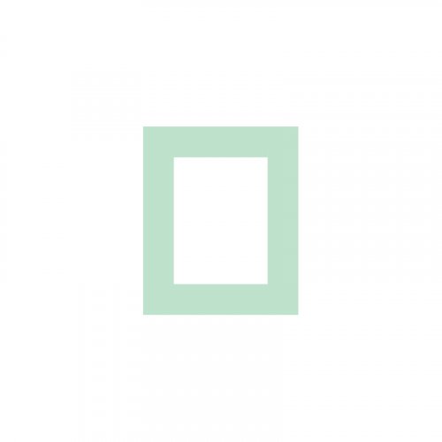 Double socket frame - Frames multiplicity: double outlet, Frame colour: ice green