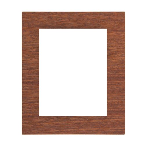 Rámeček dvojzásuvky dřevěný DECENTE - Materiál: dřevo, Barva: MDF mahagon