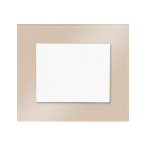 Single frame glass DECENTE - Material: glass, Colour: bronze mat