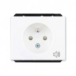 Single socket with overvoltage protection