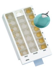 Set dávkovačů léků 02 týdenní + 05 kapesní, potisk česky