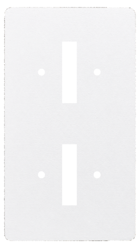 Double frame AVANT - Material: metal - aluminium, Colour: white, Frame orientation: vertical, Combination: 1+1
