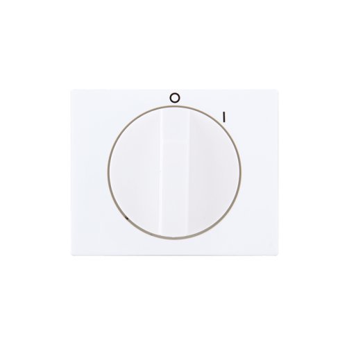 Cover for a cooker switch - Cover colour: white mat
