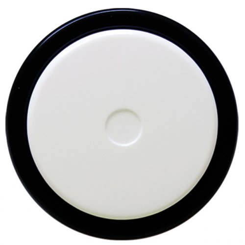 Cover for LED dimmer - Cover colour: black, Handle: white LED dimmer