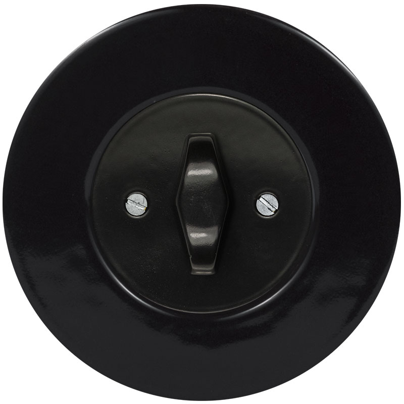 Ceramic 1-gang 1-way switch RETRO