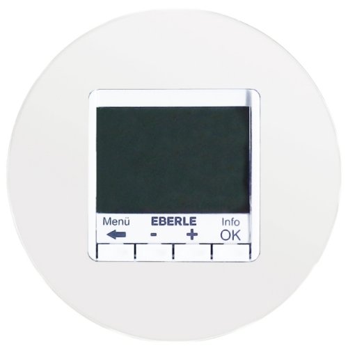 Termostat 4T - FIT 3U room - Material: glass, Colour: white