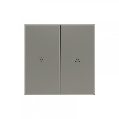 Kryt dvojitý pro žaluziový ovladač - Cover colour: steel grey