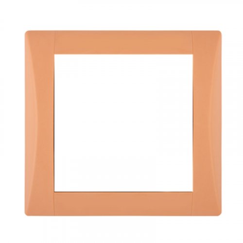 Rámeček jednonásobný - Barva rámečku: broskvově oranžový