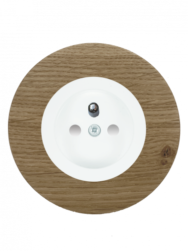 Single wooden socket