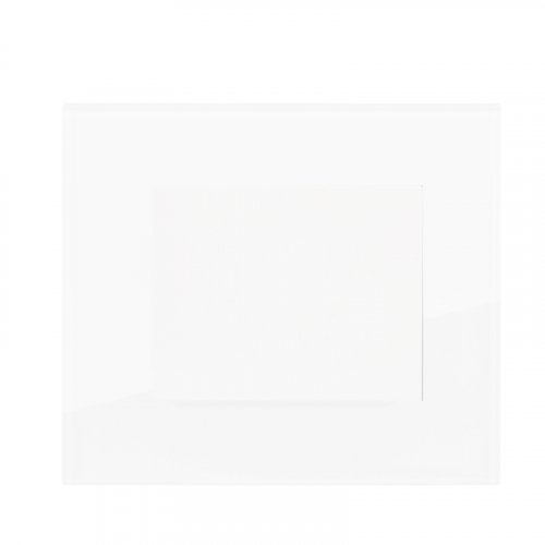 Single frame plexiglass DECENTE - Material: plexiglass, Colour: white