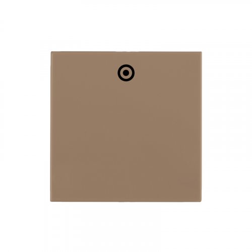 Kryt jednoduchý se symbolem terče - Cover colour: cappuccino
