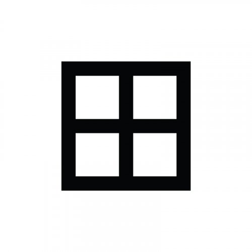Rámeček 2x dvojnásobný svislý - Barva rámečku: antracitově černý