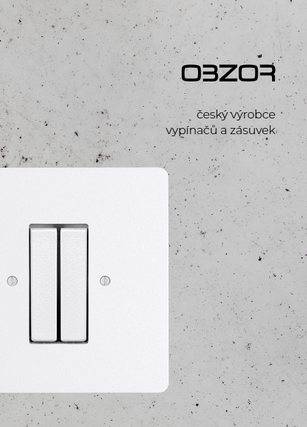 Lookbook domovní vypínače a zásuvky